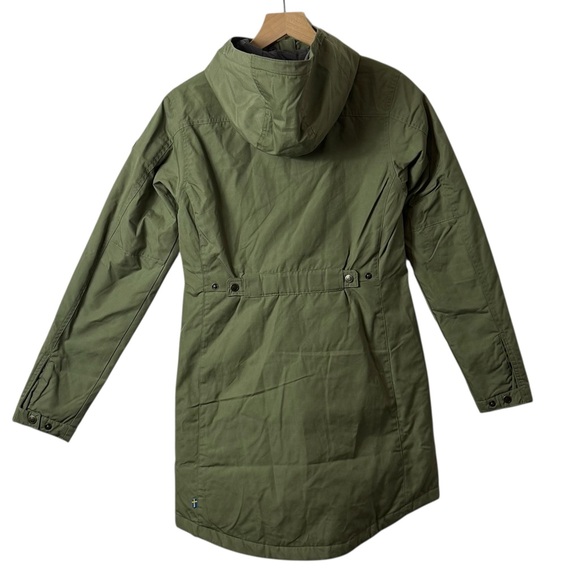 FJALLRAVEN Women’s XS Kiruna Padded Parka - GREEN 89644 $350 Msrp G-1000 - Picture 2 of 4
